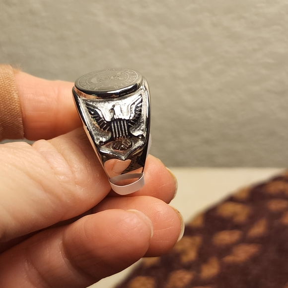 New Stainless Steel  United States Air Force ring size 13 - Picture 4 of 5